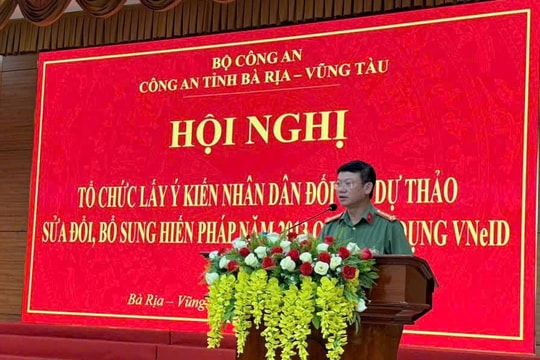 Hội nghị triển khai lấy ý kiến nhân dân về Dự thảo sửa đổi, bổ sung Hiến pháp năm 2013