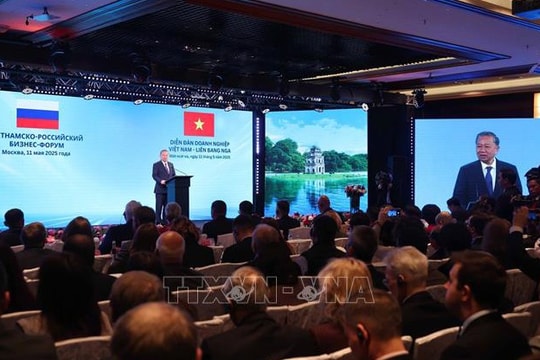 Tổng Bí thư Tô Lâm dự Diễn đàn doanh nghiệp Việt Nam - Liên bang Nga