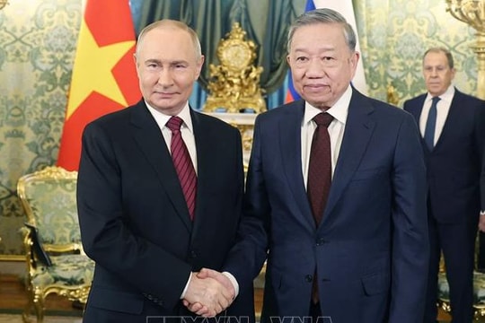 Tổng Bí thư Tô Lâm hội đàm với Tổng thống Nga Vladimir Putin