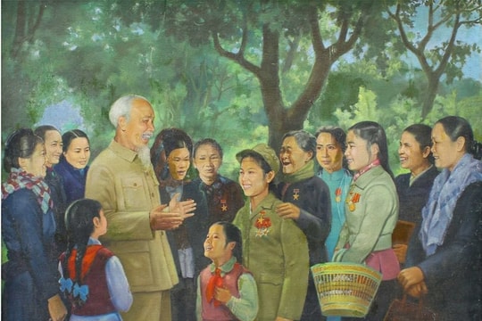 Triển lãm "Hồ Chí Minh trong nghệ thuật tạo hình"