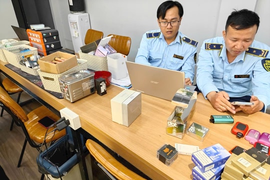 Buôn bán thuốc lá điện tử trái phép, một cơ sở kinh doanh bị phạt