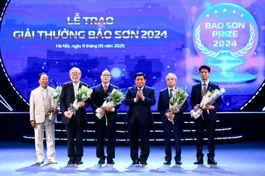 Vinh danh 4 công trình khoa học xuất sắc tại Giải thưởng Bảo Sơn 2024