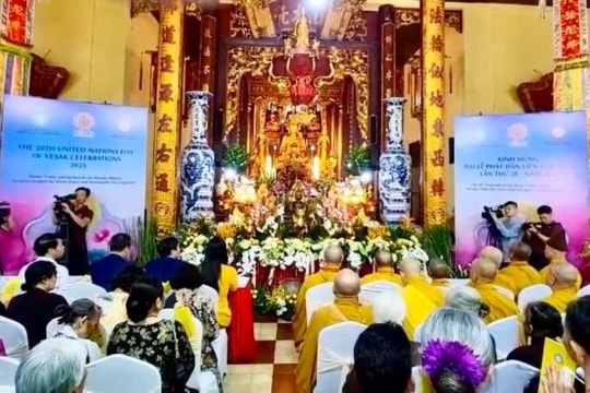 Long trọng tổ chức Đại lễ Phật đản, Phật lịch 2569 – Dương lịch 2025 tại Hà Nội