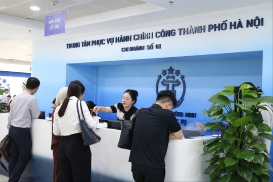Từ 13/5: Trung tâm Phục vụ hành chính công Hà Nội dừng phát số trực tiếp tại Chi nhánh số 1