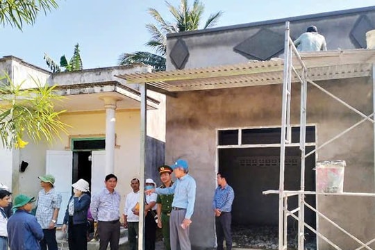 Ninh Thuận quyết tâm về đích, trong việc xóa nhà tạm, nhà dột