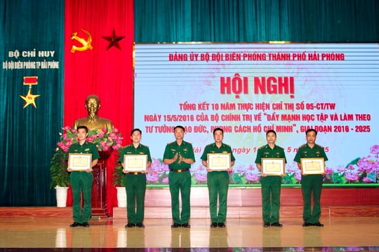 Bộ đội Biên phòng Hải Phòng đẩy mạnh học tập và làm theo lời Bác