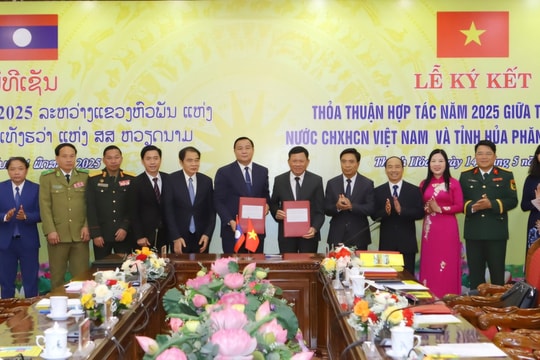 Thanh Hóa - Hủa Phăn ký kết thỏa thuận hợp tác bền vững