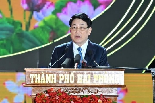 Chủ tịch nước Lương Cường dự kỷ niệm 70 năm Ngày giải phóng Hải Phòng