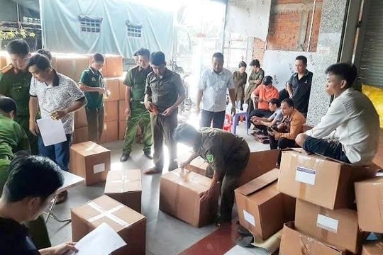 Sóc Trăng: Phát hiện gần 8 tấn sữa, thực phẩm chức năng không rõ nguồn gốc xuất xứ