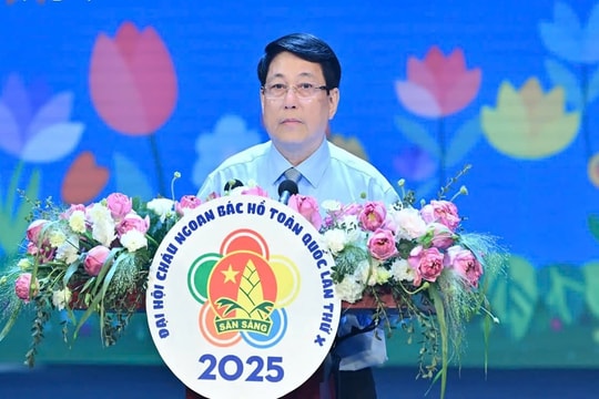 Chủ tịch nước Lương Cường dự Lễ tuyên dương Cháu ngoan Bác Hồ toàn quốc lần thứ X