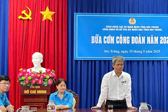 Ấm áp, chân tình “Bữa cơm Công đoàn”