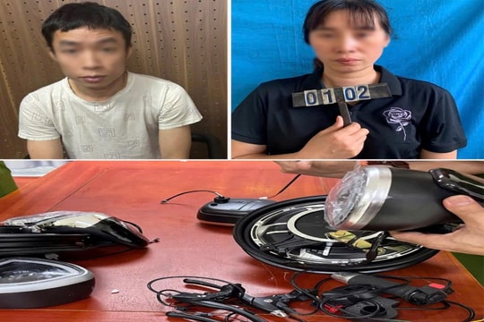 Triệt phá 2 đường dây buôn lậu bình ắc quy, phụ tùng xe điện từ