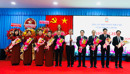 Hội nghị điển hình tiên tiến giai đoạn 2020 - 2025 Cụm thi đua số IX TAND