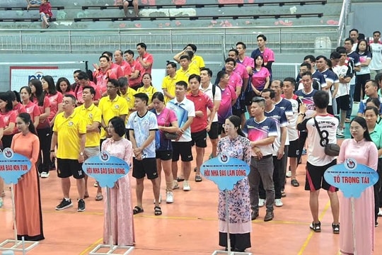 Gần 200 VĐV tham gia Hội thao Báo chí khu vực Tây Nguyên