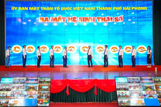 Ra mắt Hệ sinh thái số Ủy ban MTTQ Việt Nam TP. Hải Phòng