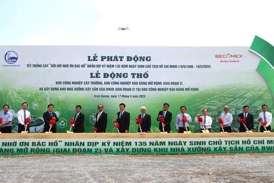 Bình Dương: Khởi công 2 khu công nghiệp xanh có quy mô hơn 1.000 ha