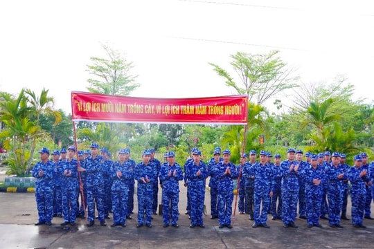 Hải đoàn 42 phát động trồng cây kỷ niệm 135 năm Ngày sinh Chủ tịch Hồ Chí Minh