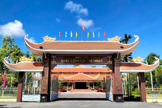 Đền thờ Bác Hồ tại xã Châu Thới: Biểu tượng tình yêu của Nhân dân đối với Người