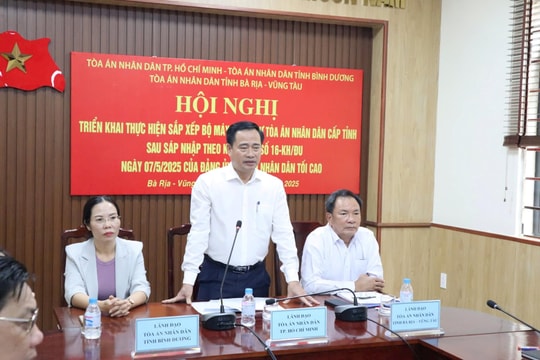 TAND TP.HCM, Bình Dương và Bà Rịa – Vũng Tàu họp bàn công tác tổ chức, sắp xếp