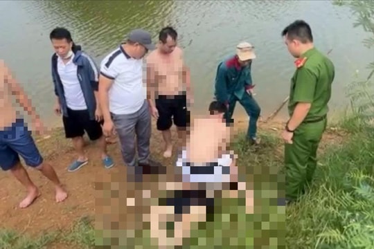 Hà Nội: 3 sinh viên rủ nhau tắm hồ, 2 người tử vong