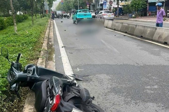 Ô tô chạy ngược chiều tông người đi xe máy tử vong
