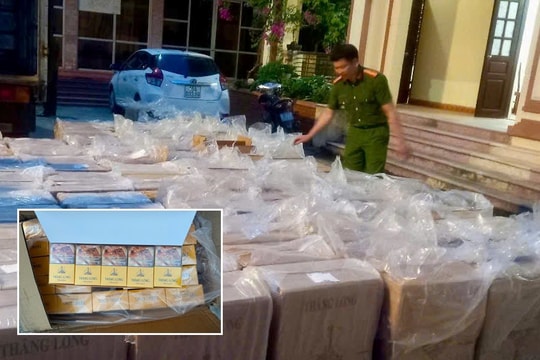 Triệt phá đường dây buôn bán thuốc lá giả qua mạng