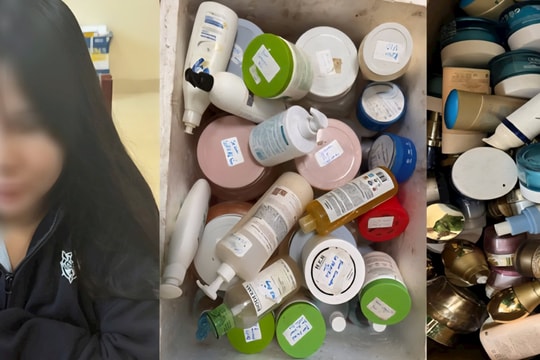 Mua các chất pha trộn trên mạng về “chế biến” thành mỹ phẩm chính hãng