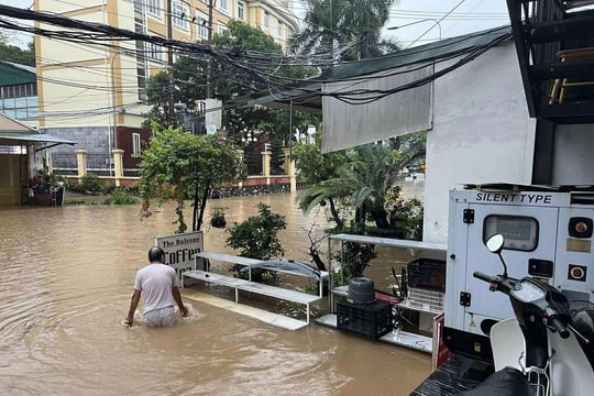 Miền núi phía Bắc mưa lớn, nhiều nơi ngập sâu, nguy cơ sạt lở đất