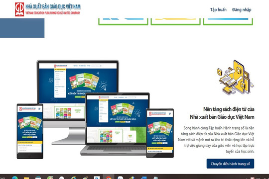 Nền tảng sách giáo khoa điện tử miễn phí của NXBGD Việt Nam