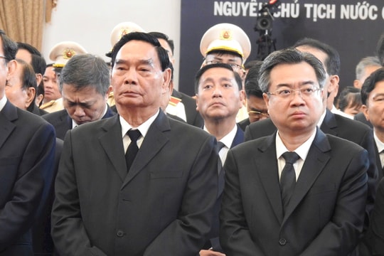 Lễ viếng nguyên Chủ tịch nước Trần Đức Lương tại TP.HCM