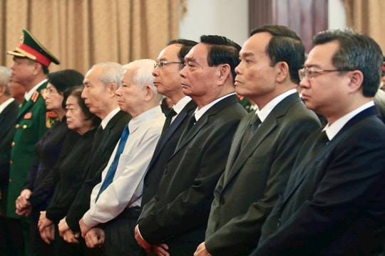 Lễ truy điệu nguyên Chủ tịch nước Trần Đức Lương tại TP.HCM