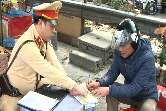 Hà Nội: Triển khai ghi hình “phạt nguội” lưu động