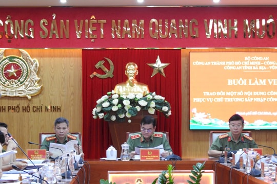 Thành lập Ban Chỉ đạo sáp nhập Công an 3 địa phương