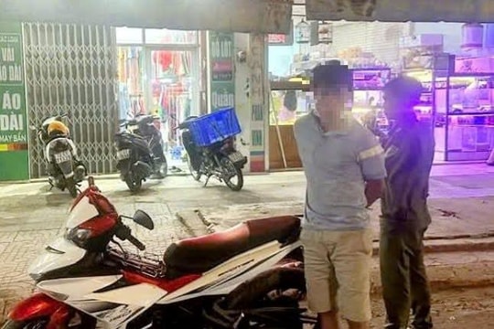 Bắt giữ đối tượng cướp giật tài sản giữa ban ngày