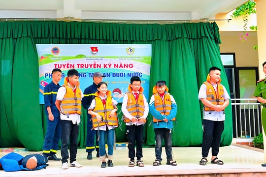 Tăng cường tuyên truyền kỹ năng phòng ngừa đuối nước cho học sinh