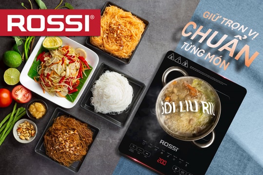 Bếp từ đơn mâm từ bằng đồng ROSSI: Bước đột phá mới trong hành trình nâng tầm tiện nghi sống