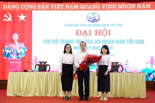 Đại hội Chi bộ Thanh tra Tòa án nhân dân tối cao nhiệm kỳ 2025 – 2027