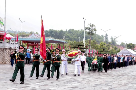 Đưa liệt sĩ thời kỳ chiến tranh tại 6 tỉnh Bắc Lào về đất mẹ