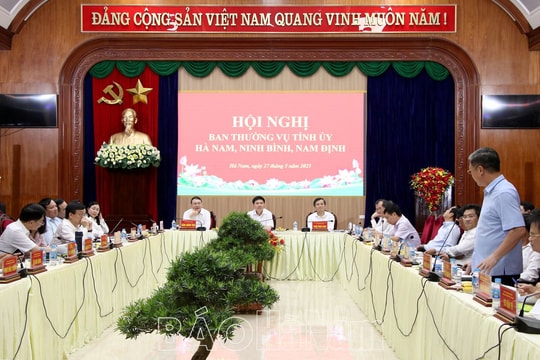 BTV Tỉnh ủy Hà Nam, Ninh Bình, Nam Định thống nhất cao phương án nhân sự sau sáp nhập