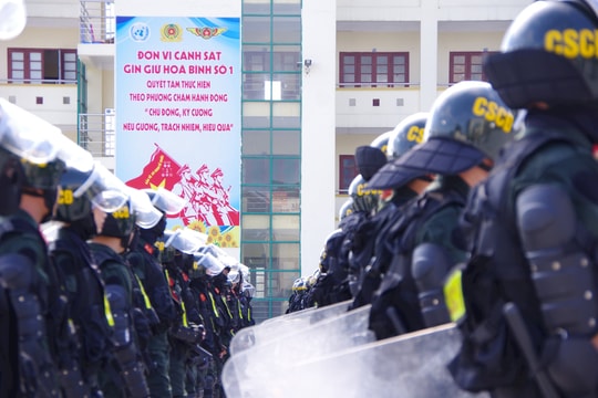 Bộ Công an đào tạo Cảnh sát gìn giữ hòa bình theo tiêu chuẩn quốc tế