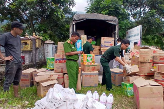 Bắt giữ vụ vận chuyển thuốc lá trái phép