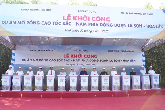 Khởi công dự án mở rộng cao tốc lên 4 làn xe đoạn La Sơn – Hòa Liên