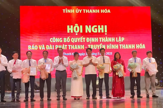 Thành lập Báo và Đài Phát thanh - Truyền hình Thanh Hóa