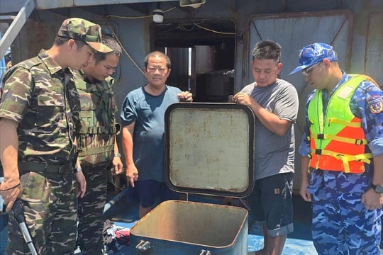 Bắt giữ 2 hầm hàng chất lỏng nghi dầu DO không rõ nguồn gốc