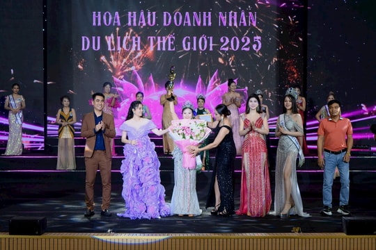 Hoa hậu Doanh nhân Du lịch Thế giới đã có chủ