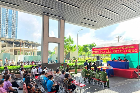 Đẩy nhanh xét xử các vụ án ma túy, tổ chức phiên tòa lưu động để tuyên truyền, phòng ngừa tội phạm