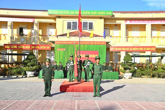 BĐBP TP Huế tổ chức Lễ tuyên thệ chiến sĩ mới năm 2025