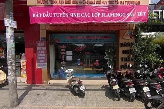 Một trung tâm ngoại ngữ ở TP.HCM bị yêu cầu dừng hoạt động