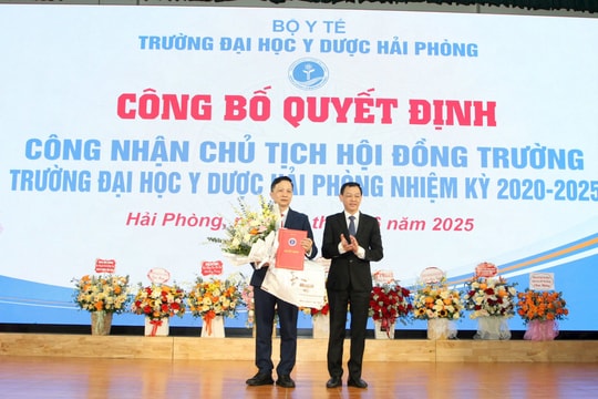 Trường Đại học Y Dược Hải Phòng có tân Chủ tịch Hội đồng trường