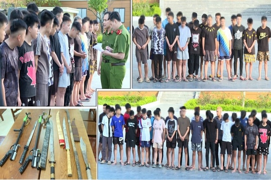 Triệu tập 47 thanh, thiếu niên gây rối trật tự công cộng